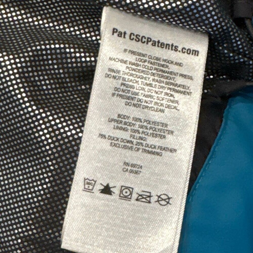 Columbia Teal Omniheat Duck Down Jacket Size M - Picture 5 of 6